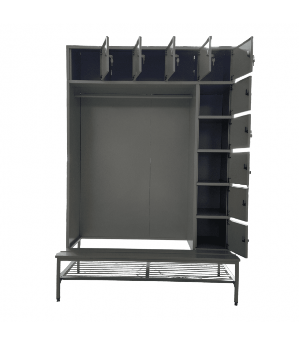 Шкаф для раздевалок металлический ШРМ-1500-10 0.00 –  с доставкой .